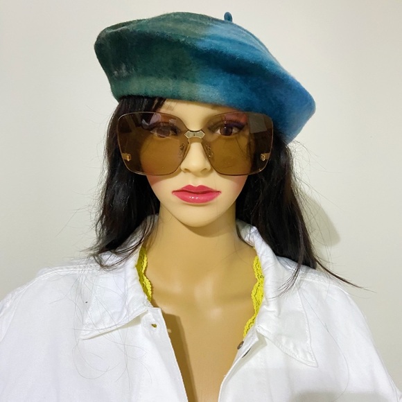 Vintage Via Roma Wool Beret - Picture 2 of 7